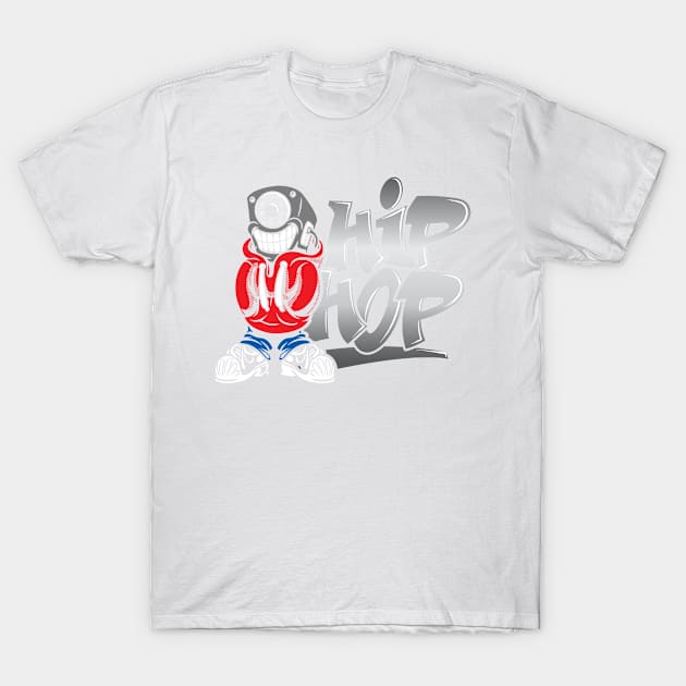 Hip Hop Music T-Shirt by Tee Love Co. 